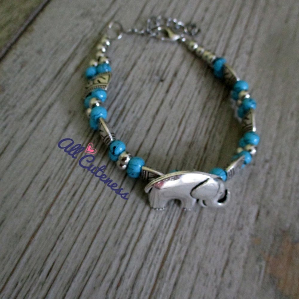 Elephant Beaded Bracelet